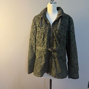 Anthropologie Hei Hei Burnett Anorak Olive Green Utility Jacket Sz M, UGC
